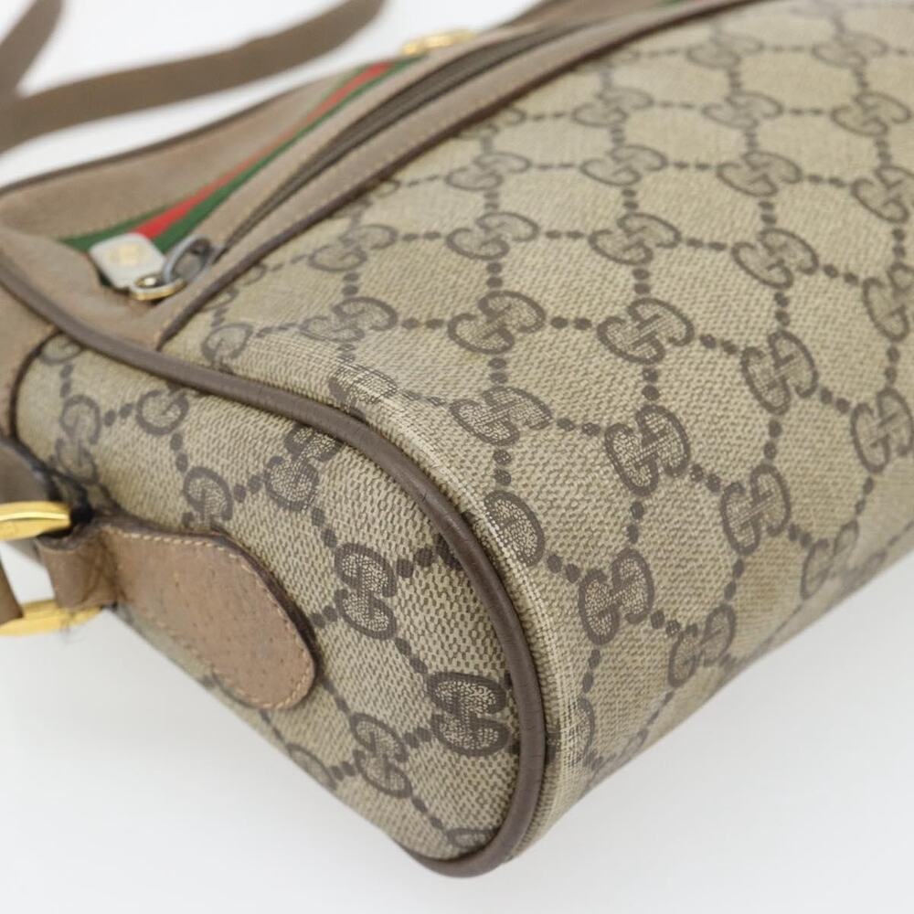 Gucci GG Supreme Web Shoulder Bag Beige - Picture 3 of 16